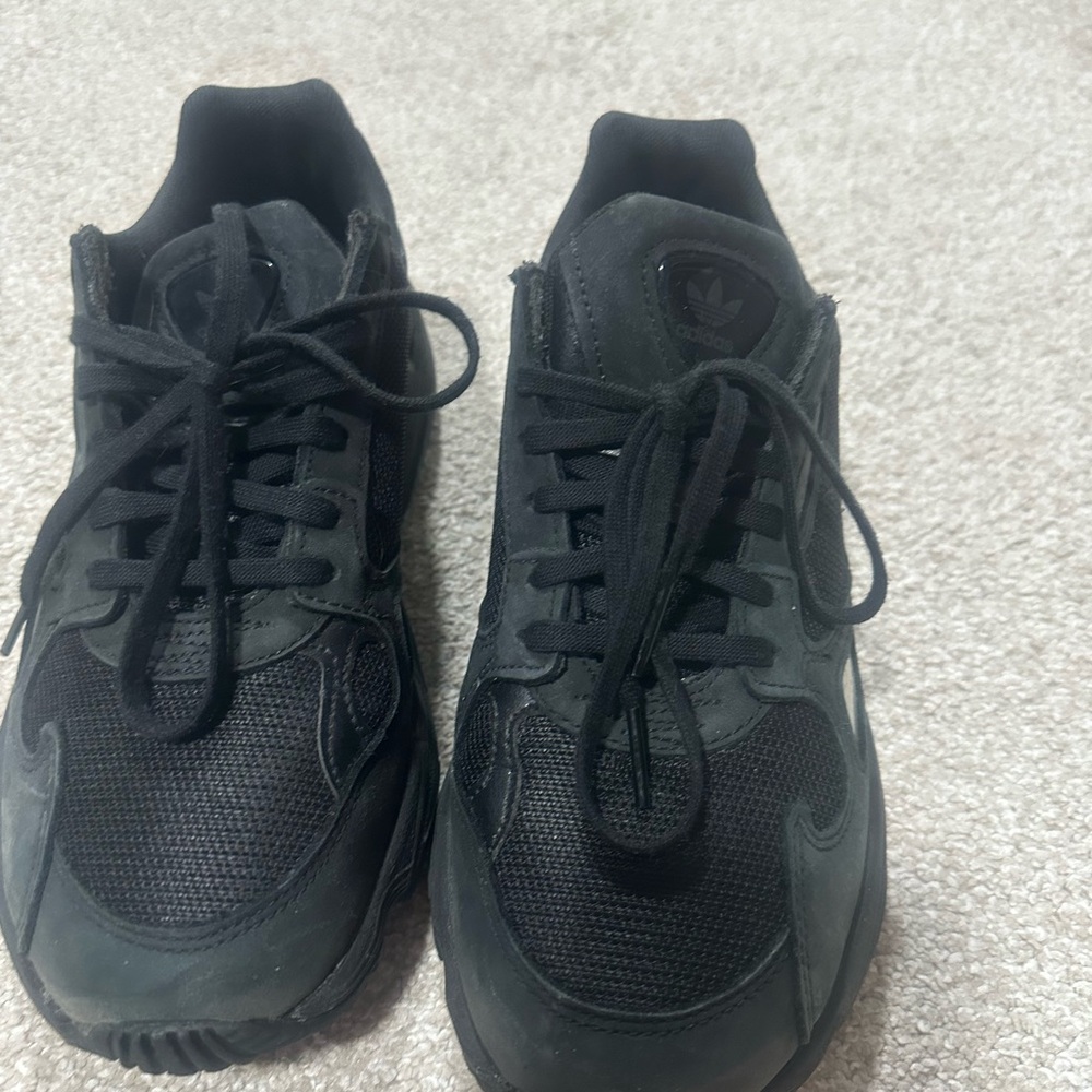 Adidas Men's Black Mesh Sneakers